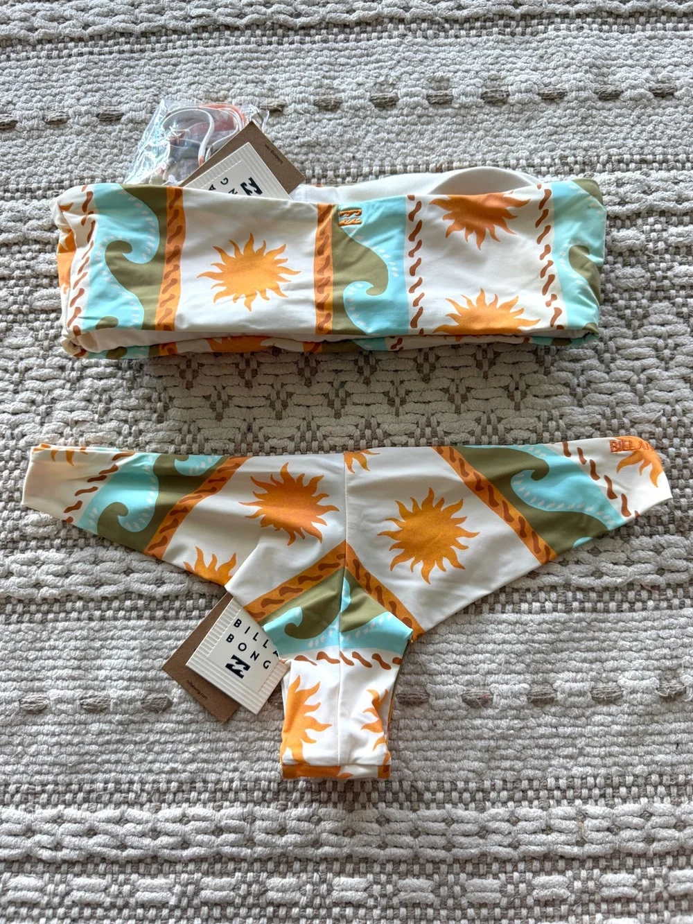 🔥🔥BILLABONG - SUNBLIND TULLY TUBE TANGA BIKINI SET🔥🔥